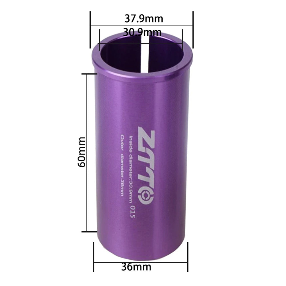 ZTTO Bike Seat Post Adapter Aluminum Bicycle Seat Post Tube Reducing Sleeve Converter ZTTO Bike Seat Post Adapter Aluminum Bicycle Seat Post Tube Reducing Sleeve Converter